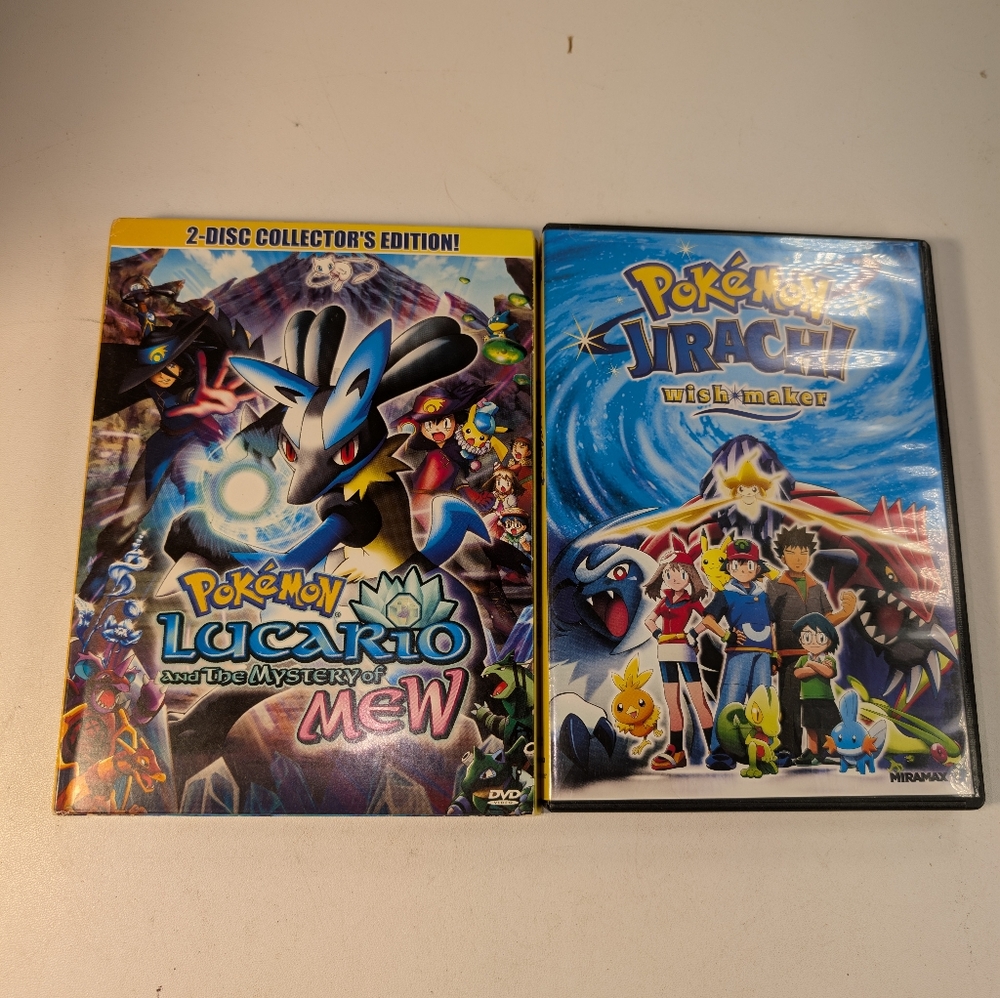 Pokémon the Movie 8  and Pokemon Jirachi Wish Maker DVD  2004